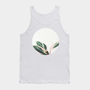 Pink Leaves III Tank Top